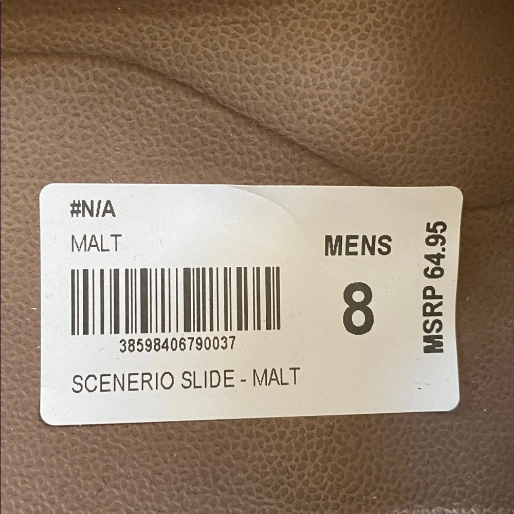 Lusso Cloud brown rubber sandals men’s size various
